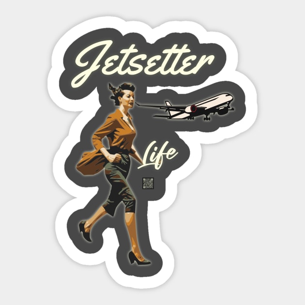 Jetsetter Life Sticker by JSnipe